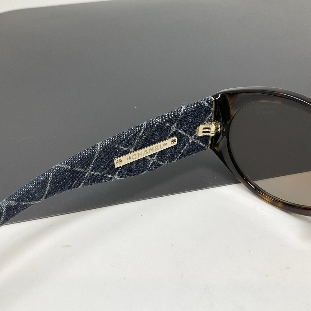 CHANEL 5405-A C 714/S9 Oval Denim Polarized Sunglasses 53 [] 19 140 - Picture 6 of 16